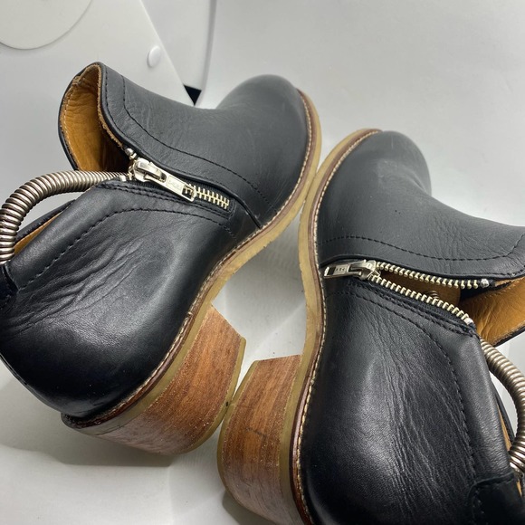 Xena Womens Gravity Steel Toe Black Leather Ankle Safety Work Boots Booties 10 - Picture 6 of 8